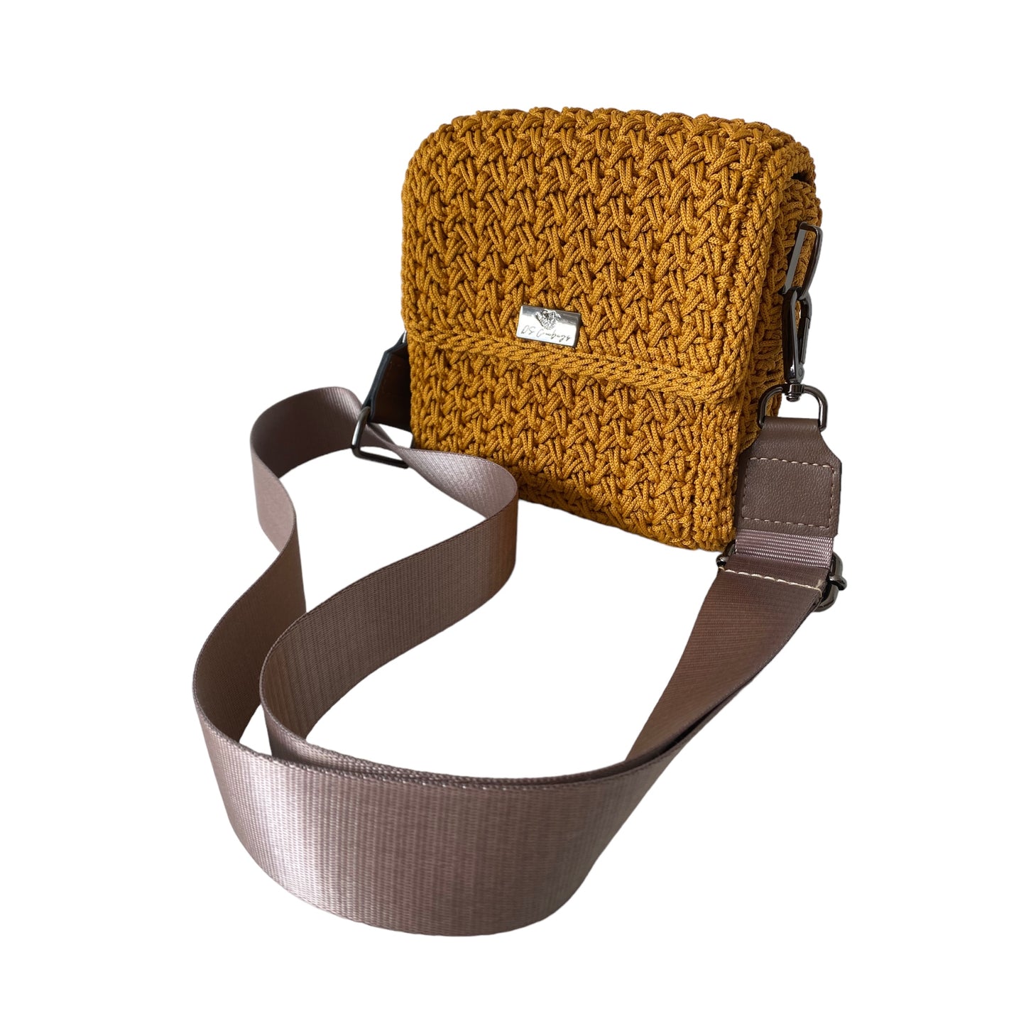 Gorgeous honey yellow mini cross body