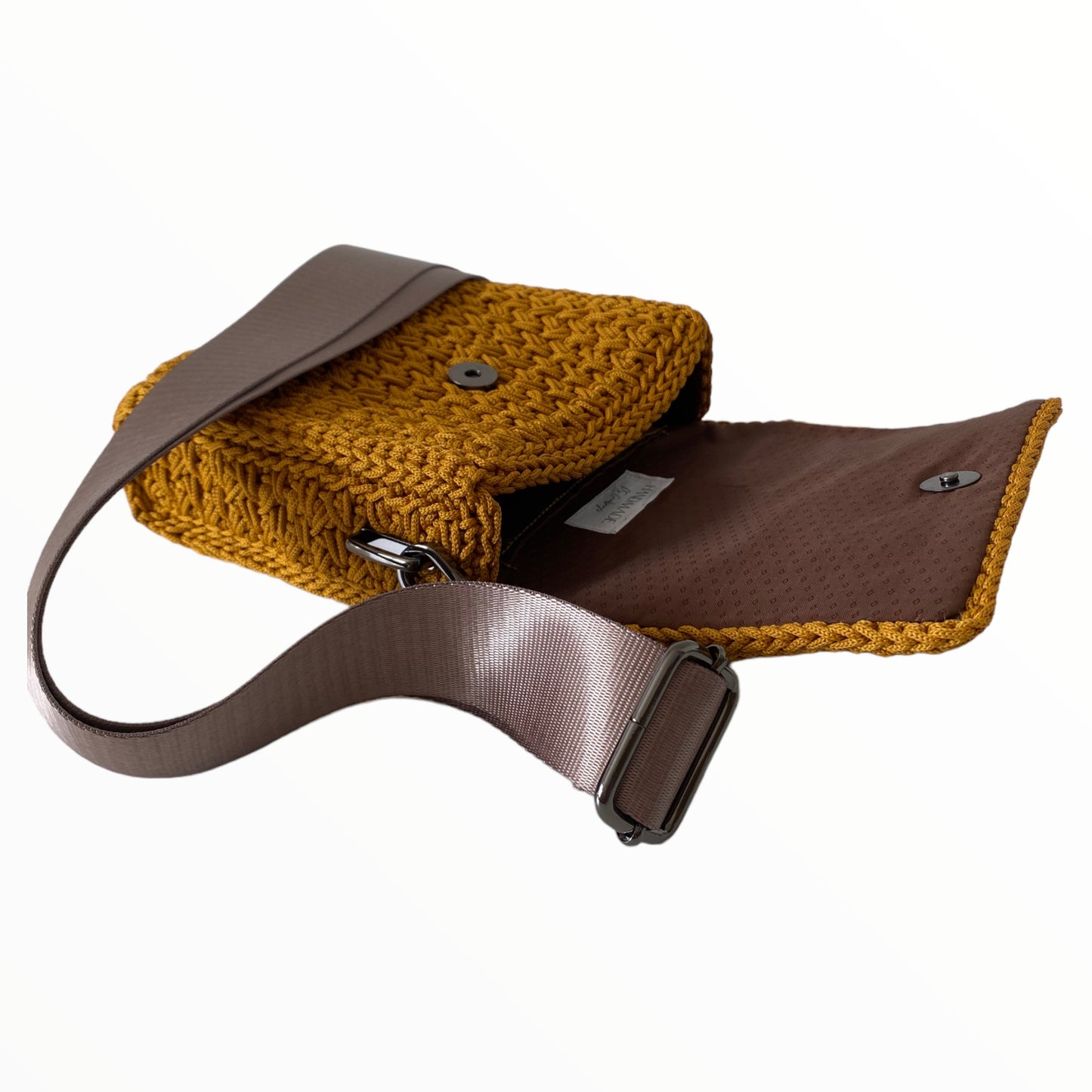 Gorgeous honey yellow mini cross body