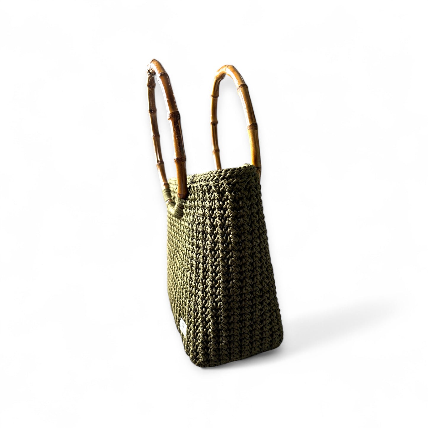 TOTE - with bamboo handles to enhance the natural feel