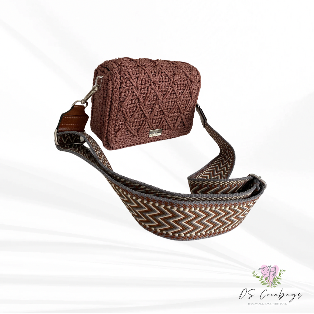 Fancy small crossbody with adjustable strap