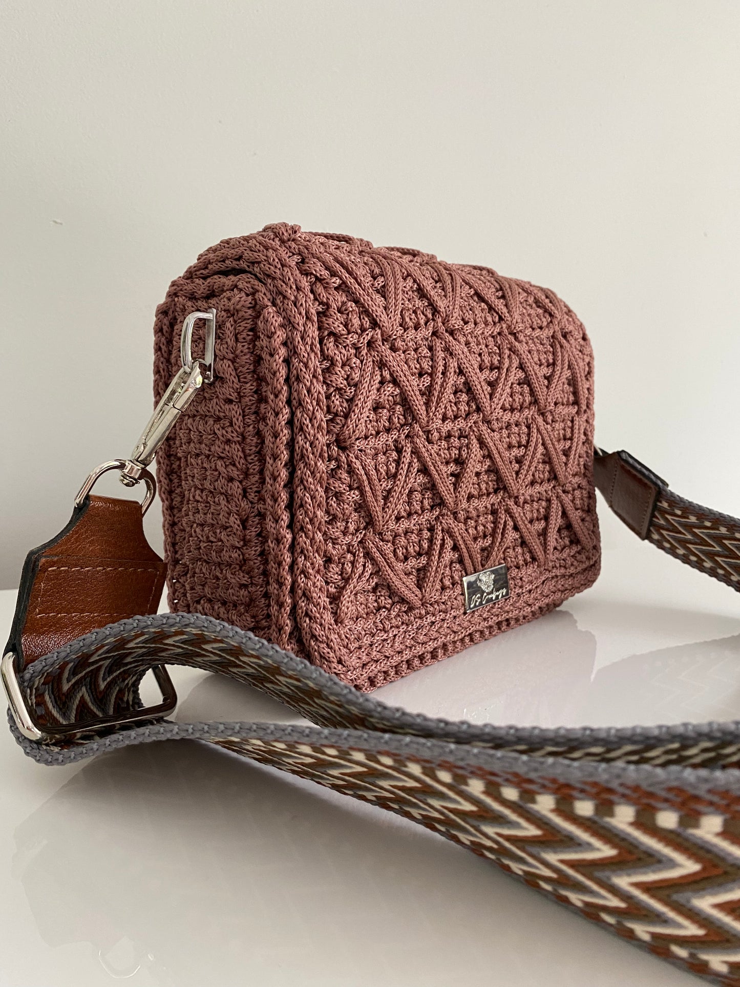 Fancy small crossbody with adjustable strap