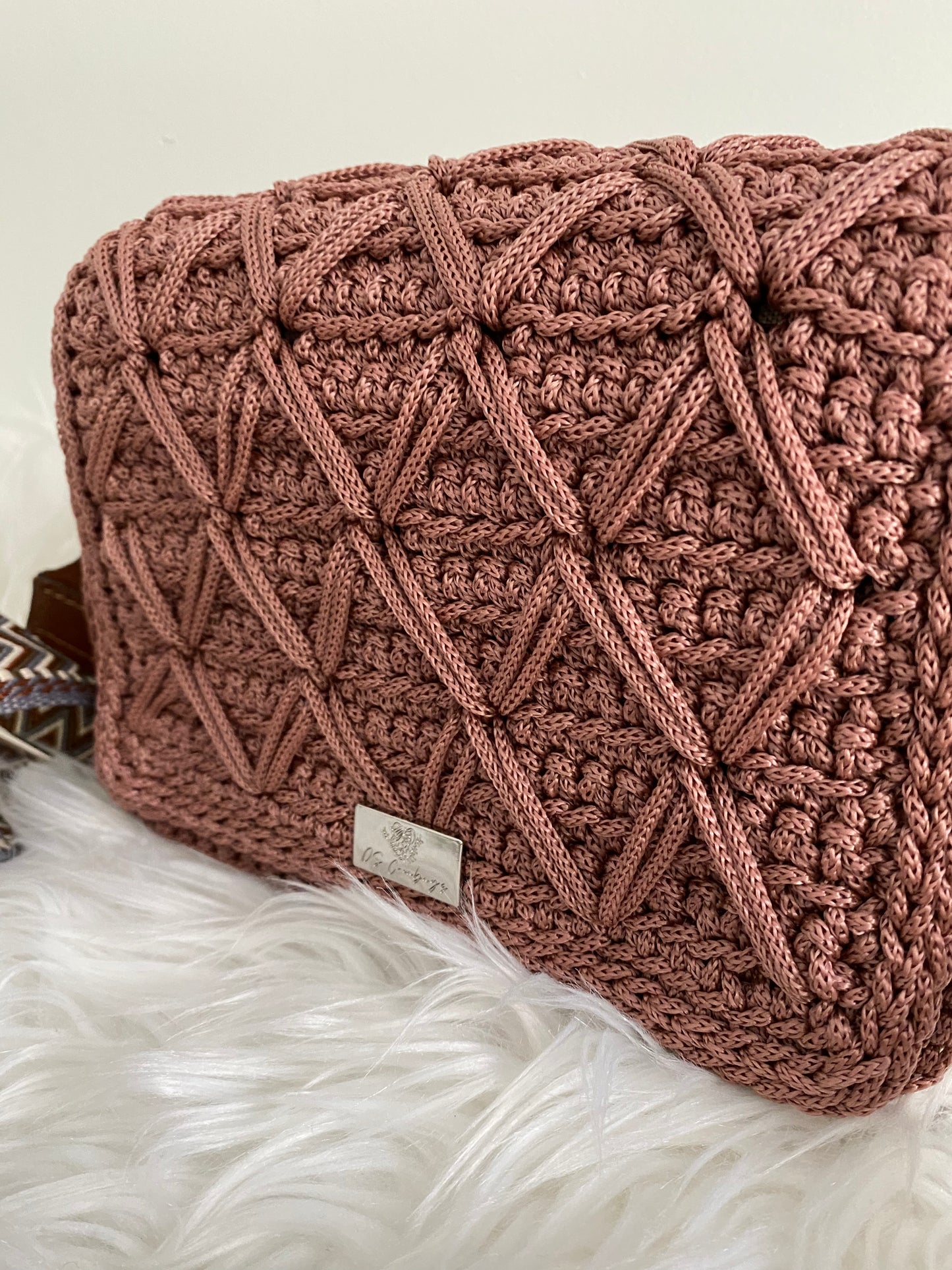 Fancy small crossbody with adjustable strap