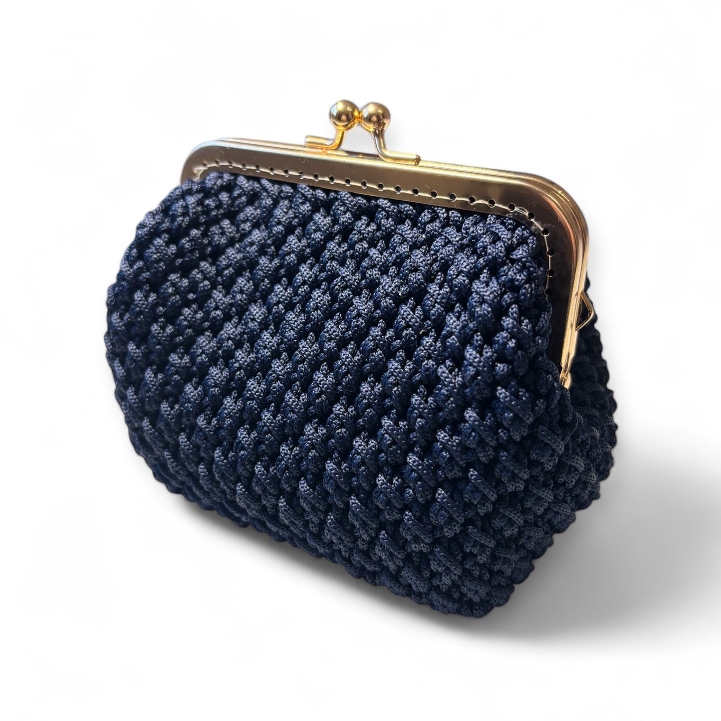 Charming pouch in navy blue