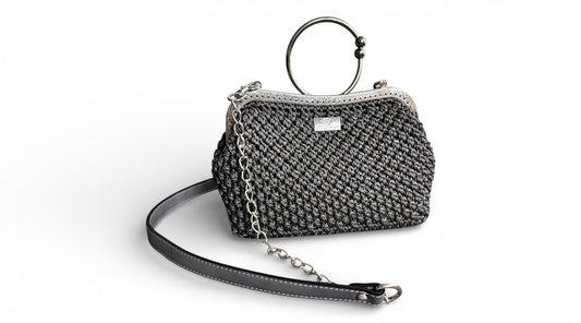 Clutch with Metal Handle