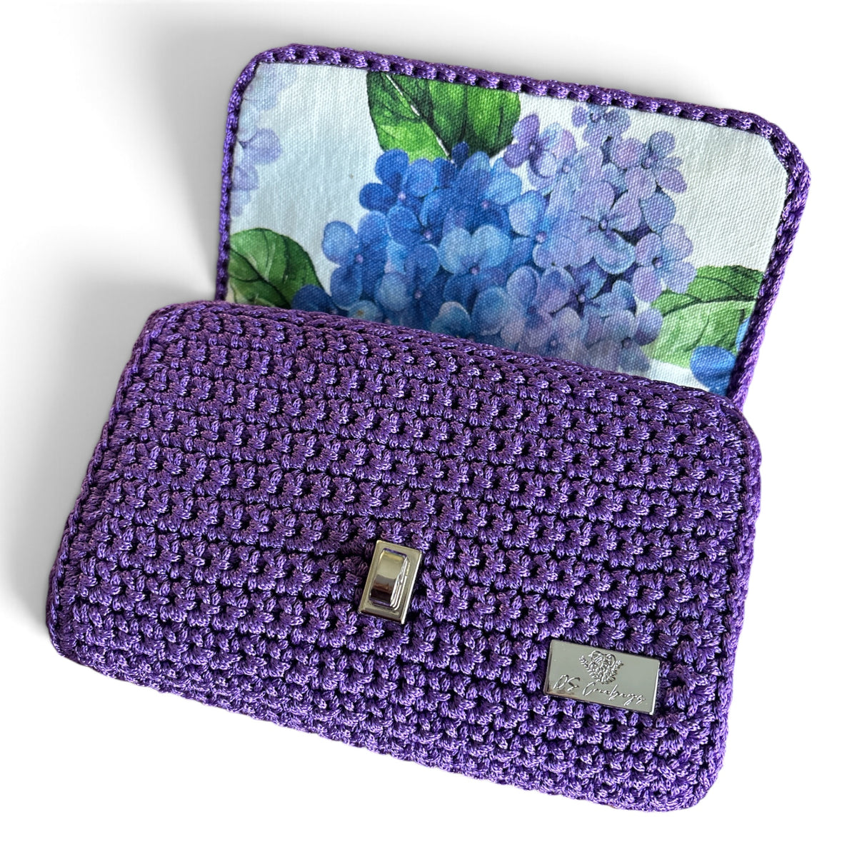 ASTERI Bubble – Handmade Crochet Crossbody Bag in Purple
