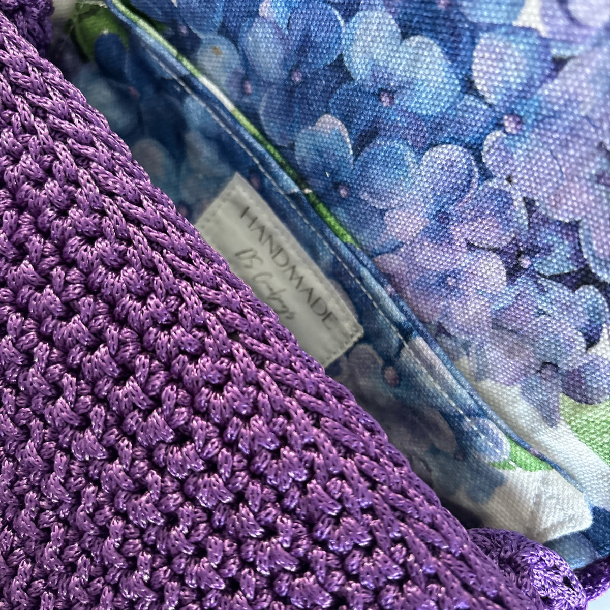ASTERI Bubble – Handmade Crochet Crossbody Bag in Purple